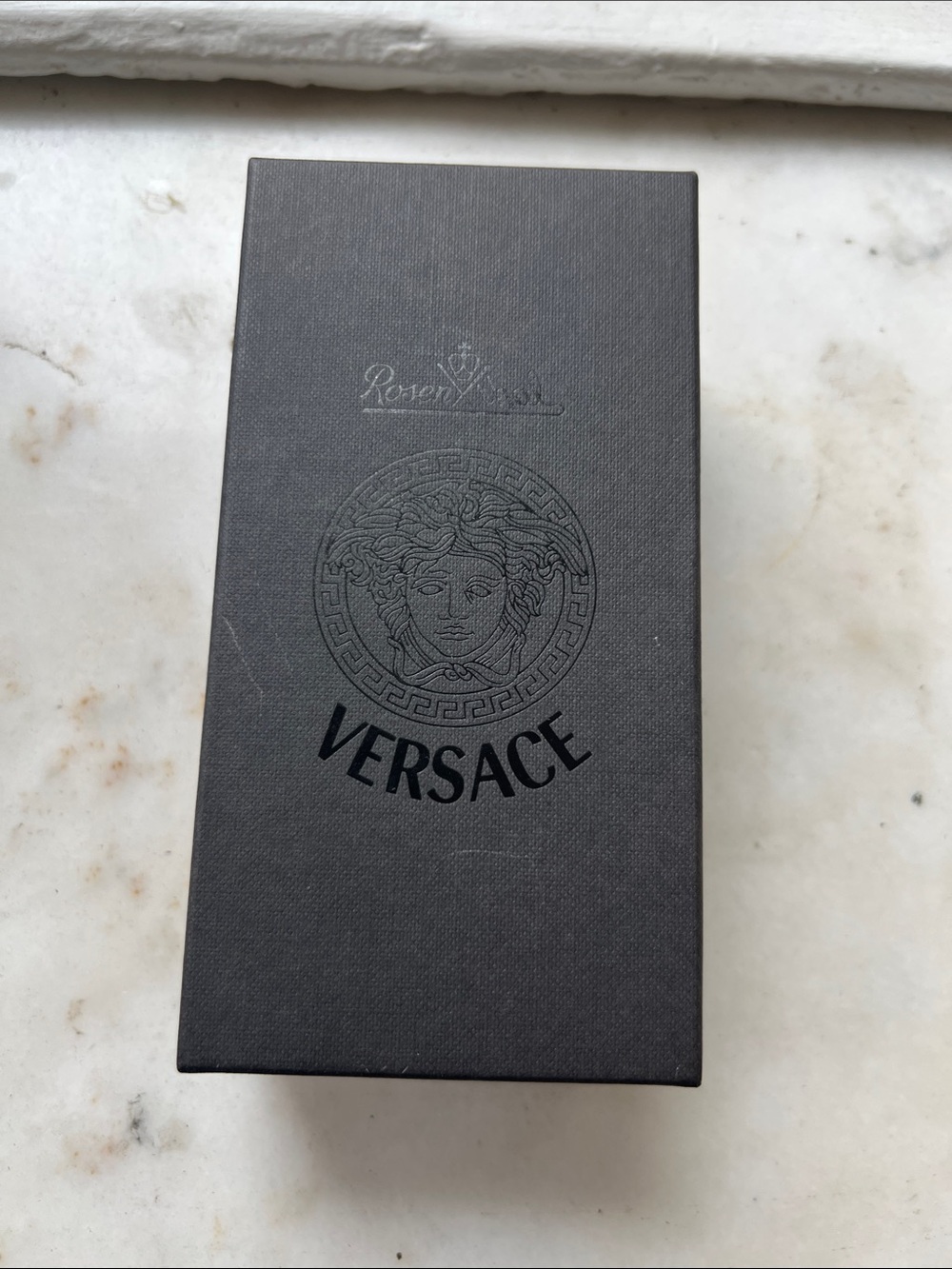 Authentic Rosenthal Versace Crystal Medusa Lumiere Wine Bottle Stopper NIB